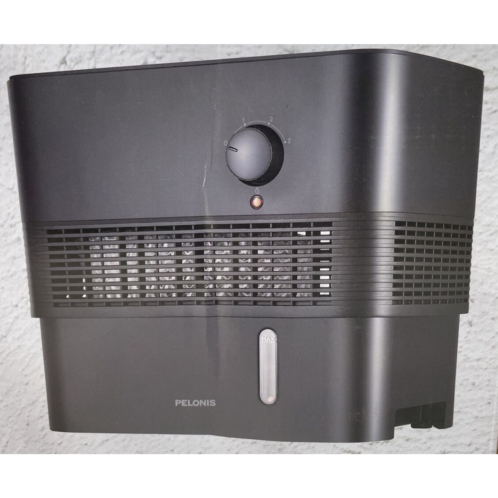 Pelonis 1 Gallon Cool Evaporative Humidifier Black 3 Speed Settings ''NEW''